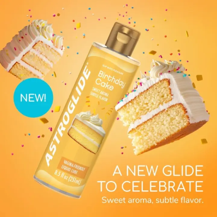 Astroglide Birthday Cake Flavored Personal Lubricant For Couples