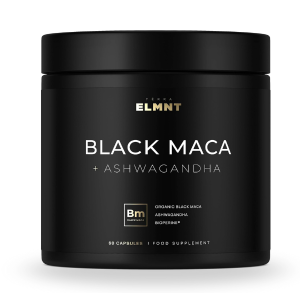 ELMNT Health Black Maca with Ashwagandha 60 Capsules