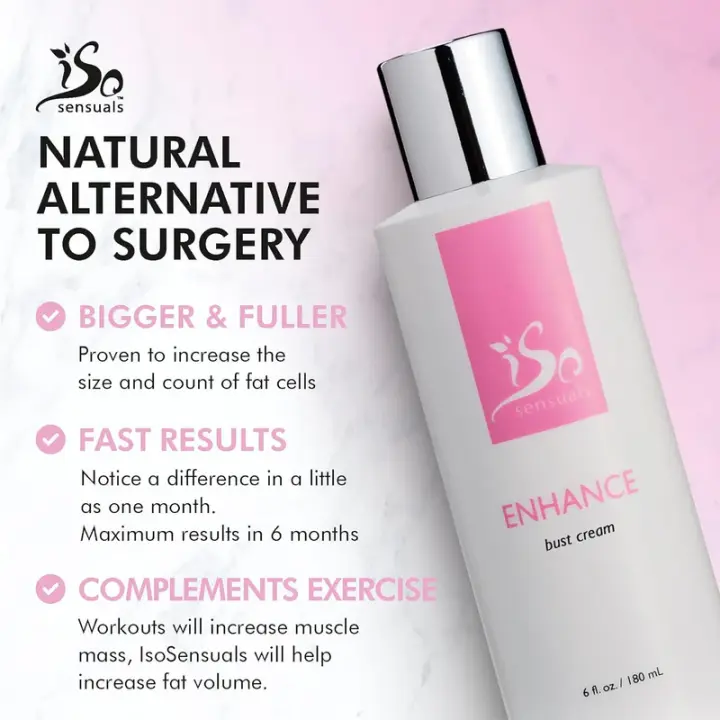 IsoSensuals® ENHANCE Bust Cream – Natural Breast Lift & Firmness