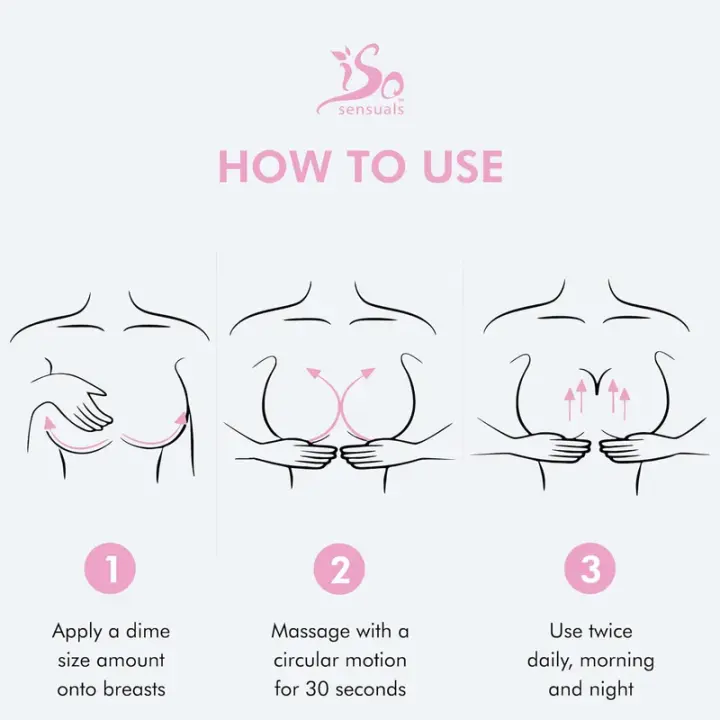 IsoSensuals® ENHANCE Bust Cream – Natural Breast Lift & Firmness