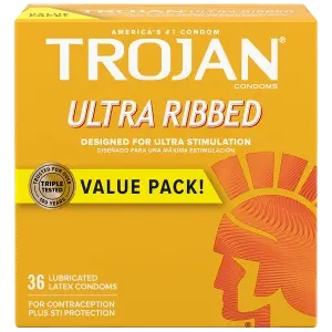 Trojan Ultra Ribbed Condoms