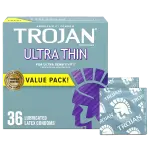 Trojan® Ultra-Thin Condoms – Natural Feel & Protection