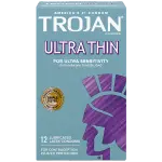 Trojan® Ultra-Thin Condoms – Natural Feel & Protection