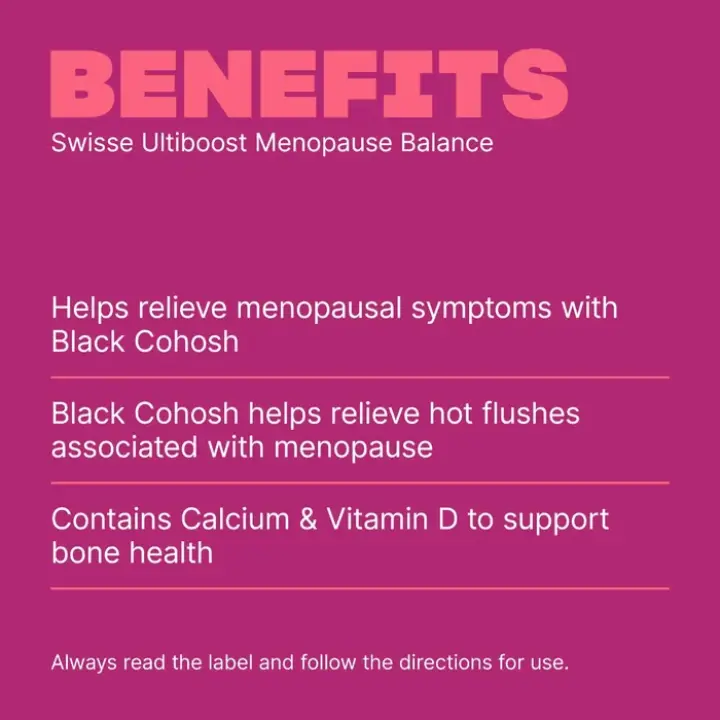 Swisse Menopause Balance - Mood & Hormonal Support