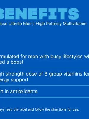 Men's High Potency Multivitamin - 40 Tablets