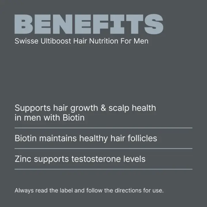Swisse Ultiboost Hair Nutrition for Men – Hair Growth